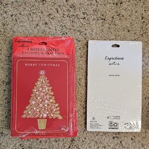 Hallmark Red and Gold Christmas Card Set